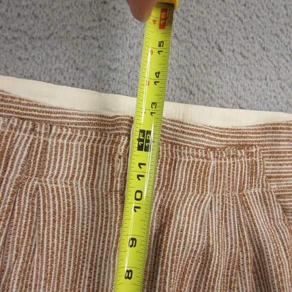 Free People Womens Trouser‎ Pants size 6 Striped Cotton Casual Boho Tapered - Picture 8 of 10